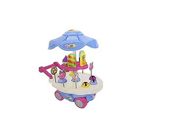 Manvi Toys Ice Cream Cart Pretend to Play Toy for Kids