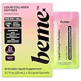 BeMe Liquid Collagen for Women - 2500mg Verisol Collagen Liquid with Biotin, CoQ10 & Vitamin C - Clinically Proven Collagen Peptides for Hair, Skin & Nails (10.5 Fl Oz (Pack of 1), Strawberry)