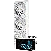 Thermalright Wonder Vision 360 UB ARGB CPU AIO Cooler,360mm Radiator, 2K 60HZ Curved Screen with 2400x1080 Resolution,for AM4/AM5,Intel LGA1851/1700,6.67in 3D Screen High Performance Pump