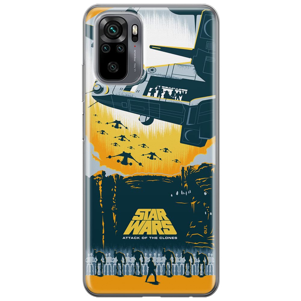 ERT GROUP mobile phone case for Xiaomi REDMI NOTE 10/ 10S original and officially Licensed Star Wars pattern 022 optimally adapted to the shape of the mobile phone, case made of TPU