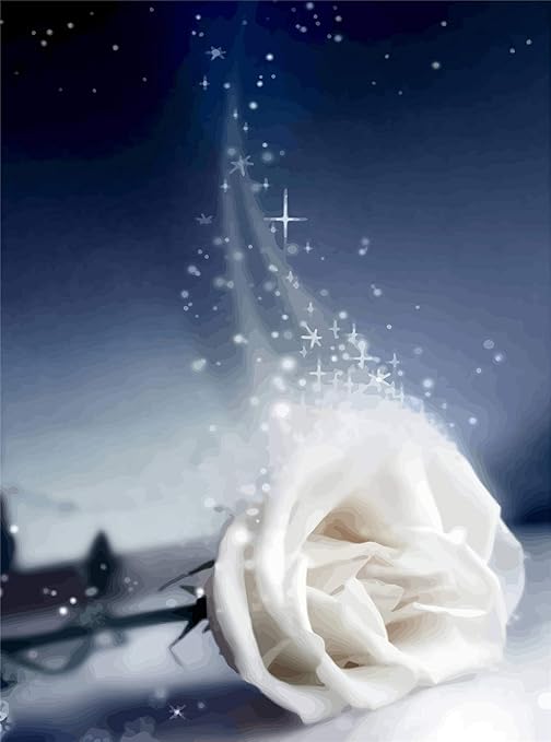 Amazon Co Jp 1500ピース ジグソーパズル パズル 1500ピース 白いバラの星空母の日ギフト 同級生の友達 誕生日 クリスマス バレンタイン ギフト 木製ジグソーパズル 87x57cm ホーム キッチン