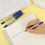 Surcotto Rollerball Pen 0.5mm Blue Ink Pack of 12 Quick-Drying view 6