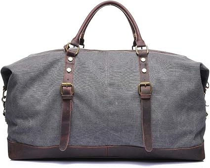 mens canvas holdall bag