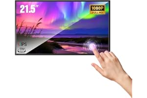 RIXZSIW MWE 21.5 inch Wall Mount Digital Signage, FHD Touchscreen Monitor Android OS, Multi-Touch Screen Smart Split, Commercial Advertising Display, Time Switch, CMS Management, HD-MI/ USB/ WiFi/ for Windows