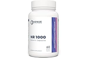 RENUE by Science Nicotinamide Riboside | High Strength NAD Supplement | 60 Nicotinamide Enteric-Coated Capsules - 1000mg Nicotinamide Riboside per Serving | Manufactured in The USA Third-Party Tested