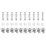 uxcell 10Set 15x14mm Furniture Cam Lock Fitting
