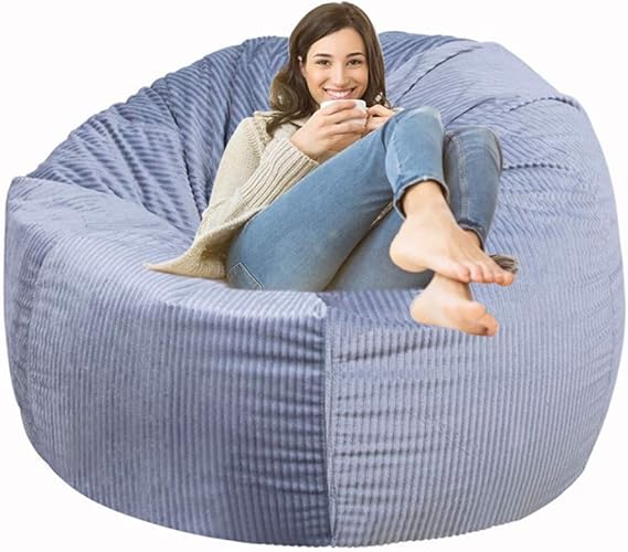 INMOZATA Bean Bag Large 19 Cubic Feet beanbag chairs with Filling