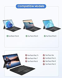 Surface Pro Keyboard, Ultra-Slim Portable Bluetooth
