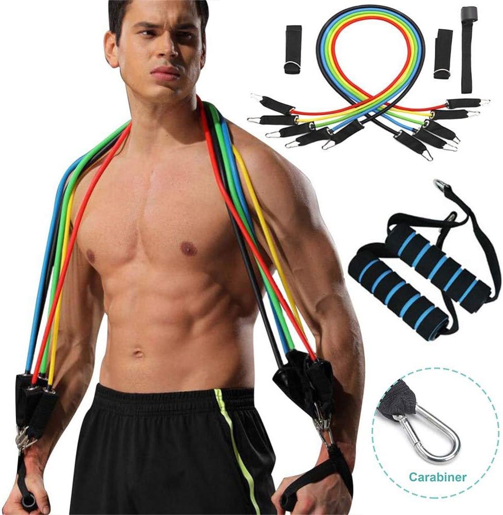 GEOOG Exercise Resistance Bands 11 PCS Set, New Version