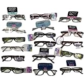 Foster Grant Reading Glasses -10 Pairs Assorted Bulk Magnivision, EZ Readers, Spare Pair, Essentials and other FGX brand READING GLASSES Assorted Strengths And Styles 1.25 - 3.25
