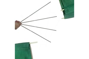 Upone Director Chair Replacement Fiberglass Round Stick for 18'' Directors Chairs Replacement Durable (2 Pair Director Chair Round Sticks)