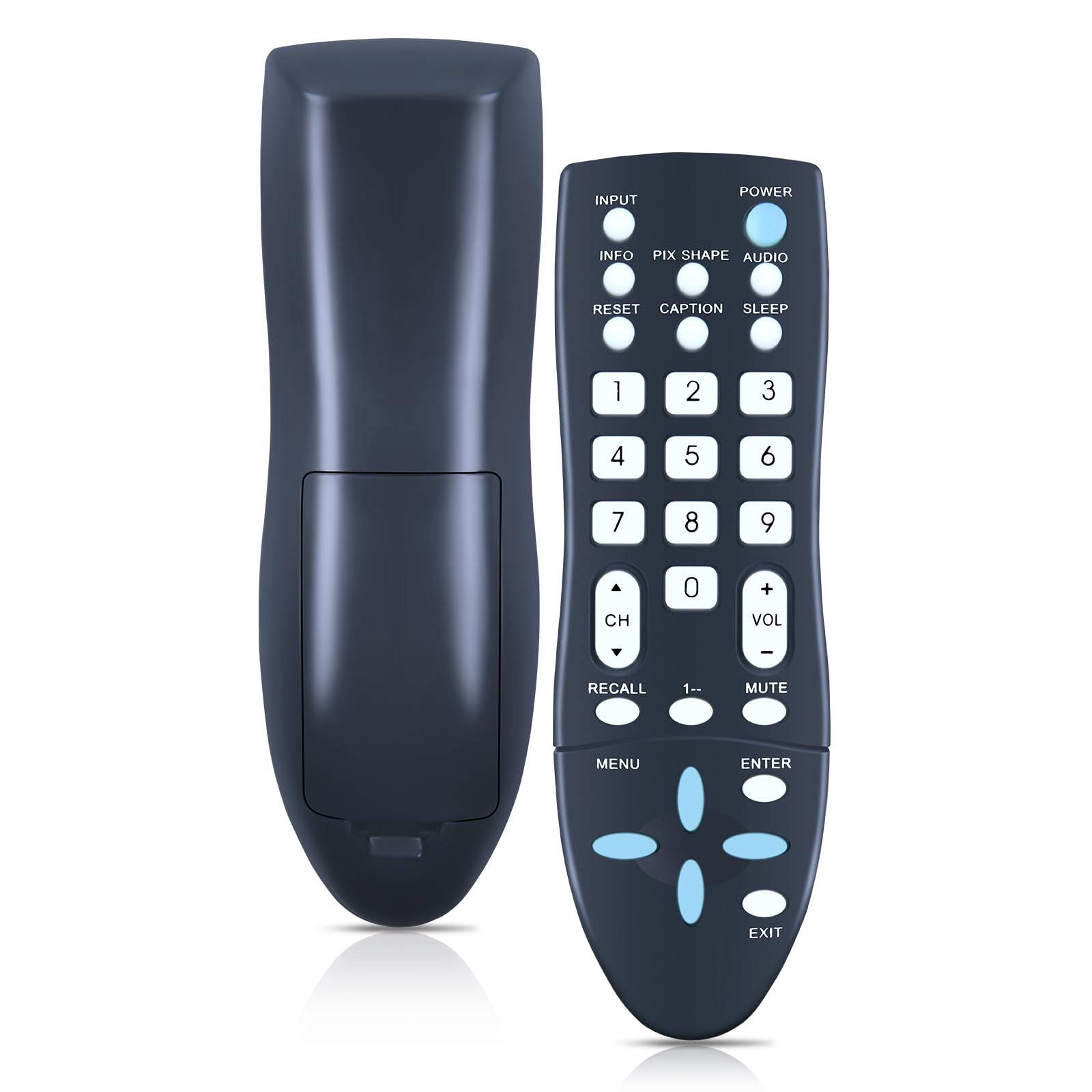 Photo 1 of GXCC Universal Remote Control for Sanyo LCD LED HDTV, Replacement Remote Control for Sanyo TV DP19649 DP19648 DP26649 DP26640