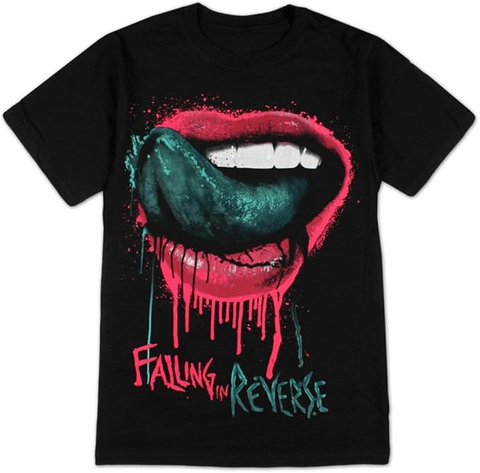 Authentic Falling In Reverse Lips Logo T Shirt Sml Xl 2xl New