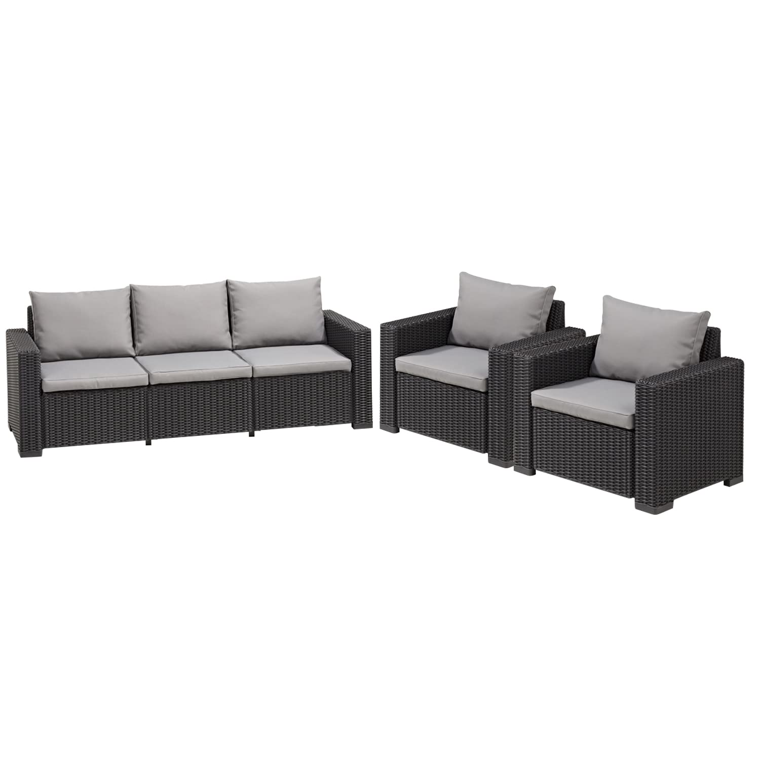 Mua Allibert Keter 5 Seater Rattan Lounge Sofa Set Garden Furniture