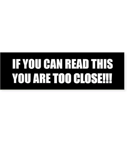 Funny 'This Way Up' Car Sticker For Window - If You Can Read This, I'm Upside Down - Custom Color Vinyl Decal