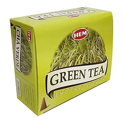 Green Tea Incense Cones And Cone Incense Burner