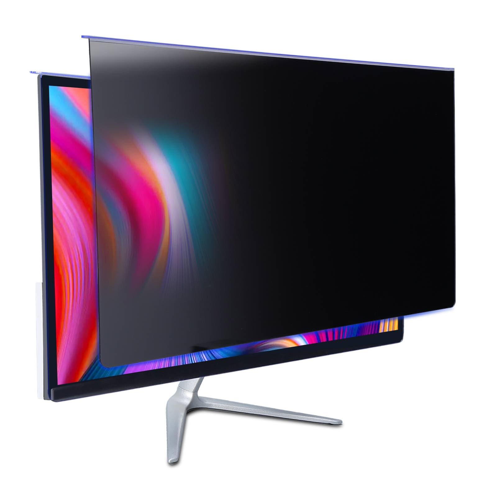 GUDTEKE Computer Privacy Screen Filter 24" Hanging Privacy Screen Protector Compatible Widescreen Computer Monitor with Aspect Ratio 16:9,Blue light screen Privacy Screen Protector(23.6,23.8,24 inch) — image 1