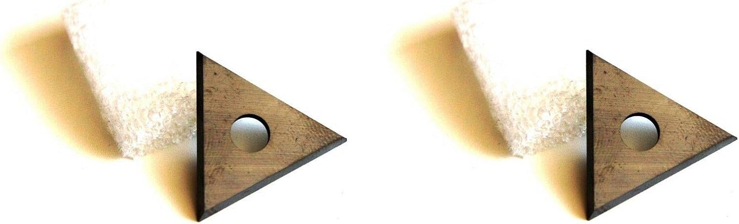 2 x for Bahco 625 Pocket Scraper Blades Triangular Paint Scraper Blades 25mm Scraper Blades for Corner Scraping for Wood Plastic or Metal Surfaces Made by Xcalibur Tooling UK