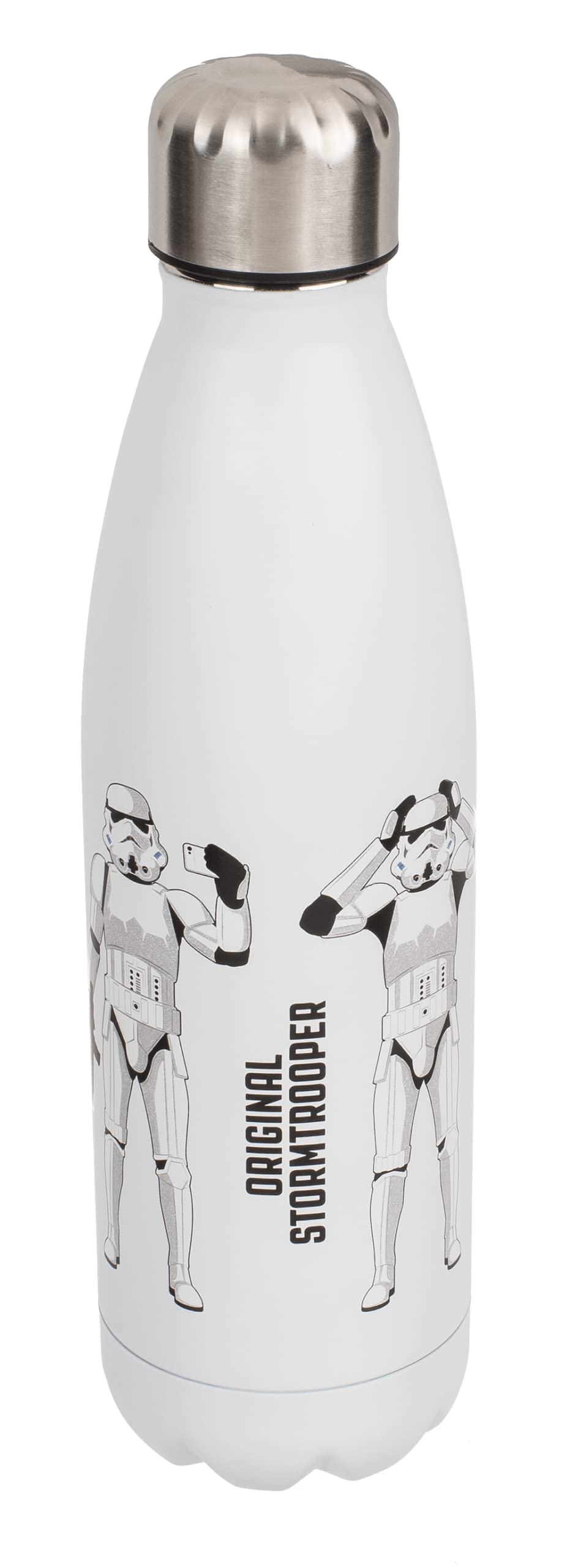 Out of the Blue Stormtrooper II Metal Drinking Bottle for Approx. 500 ml Height Approx. 27 cm in Gift Box