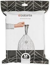 Brabantia Perfectfit Bags Code M 60 L Dispenser Pack 40 Bags White view 2