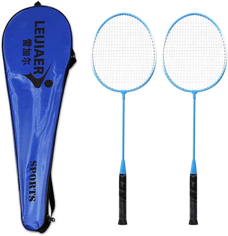 Roeam Outdoor Sport Badminton Rackets Badminton Set 2 Player Badminton Racket Set Indoor Outdoor Sports Adults, Children Practice Badminton Racquet with Cover Bag: Home & Kitchen
