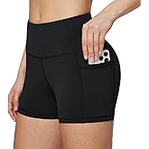 baleaf Women's 8"/ 5"/ 3" Biker Shorts High Waist Yoga Workout Gym Running Volleyball Spandex Shorts with Pockets