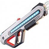 High-Tech Electric Water Gun, 24" Large Automatic Rapid-Fire Water Blaster | LED Display, Dual Nozzles, Manual Pump Boost, Rechargeable Battery, Long Range
