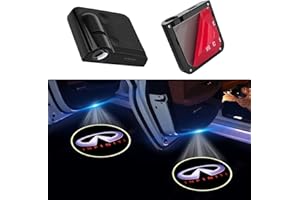 SONNEMOND 2Pcs Wireless Car Door Logo Light, LED Car Door Courtesy Welcome Projector Light Ghost Shadow Lights Compatible with Infiniti Most Models