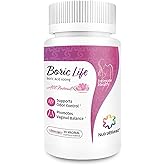 NutraBlast Boric Acid Suppositories - 100% Pure Made in USA - Boric Life Intimate Health Support (30 Count)