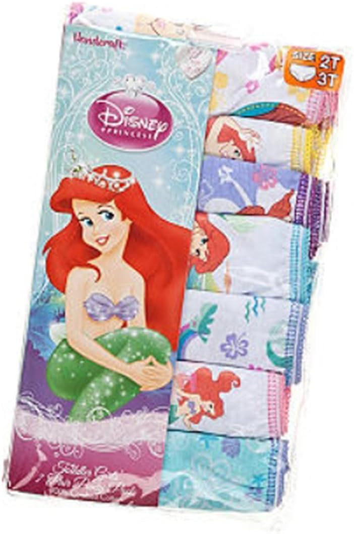 Handcraft Disney Princess 7Pack Ariel Panty Toddler Girl