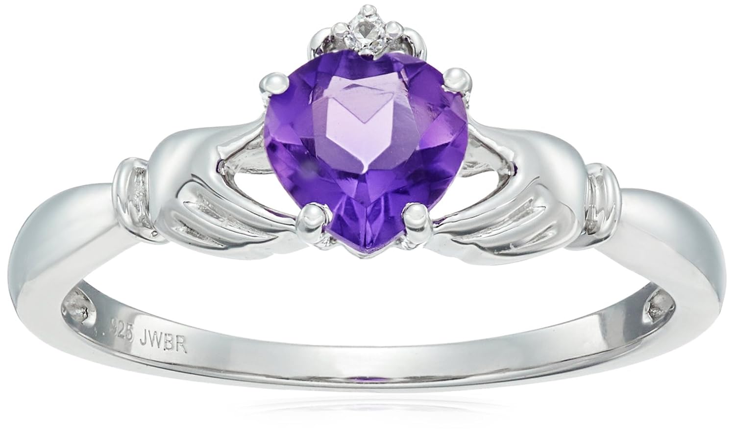 A Claddagh Birthstone Ring Shows True Love, Friendship and Loyalty