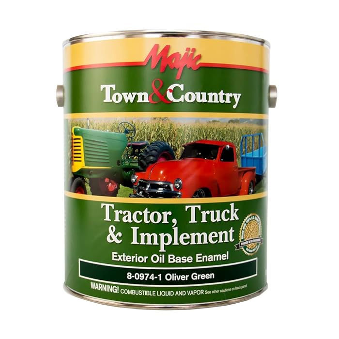 Buy Majic Paints 809741 Town & Country Tractor, Truck & Implement Oil Base Enamel Paint, 1