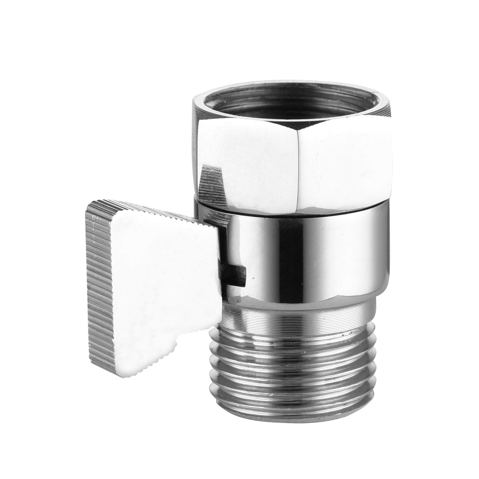 CIENCIA Brass Shower Head Shut Off Valve Water Flow Control Valve 1/2 inch On Off Valve for Shower Arm and Shower Head, AV016B