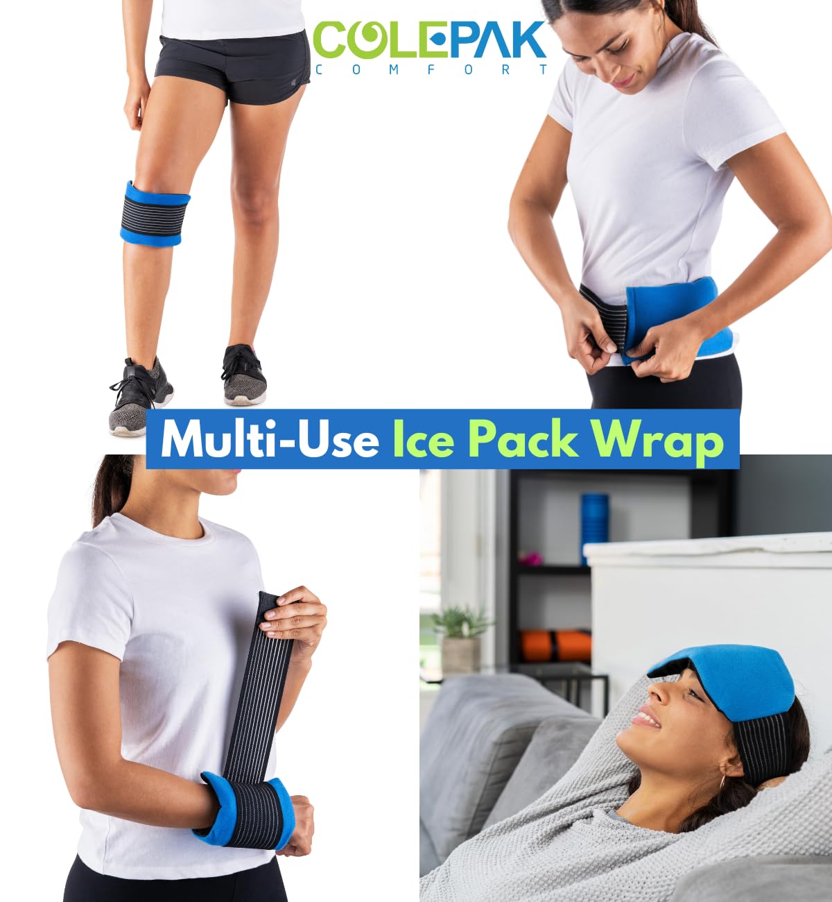 Mua ColePak Comfort Hot & Cold Ice Packs for Injuries Reusable Gel (4 ...
