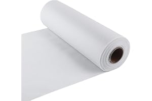 Fusible Interfacing, 0.3x21.9yd Polyester Non-Woven Interfacing Single-Sided Iron on Interfacing Lightweight Medium Weight Ir