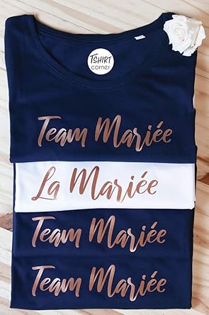 Tee shirt evjf team de la mariée Clearance