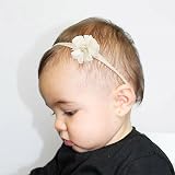 DRESHOW 10 Pack Baby Headbands and Hair Bows Nylon One Size Fits All view 5