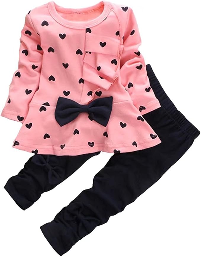 Buy MHLucky Baby Girl Clothes Infant Outfits Set 2 Pieces with Long