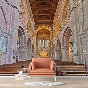 Wall Murals for Bedroom Beautiful Great Church Removable Wallpaper Peel and Stick Wall Stickers - 66x96 inches