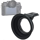Kiwifotos KE-XT20 Large Soft Silicon Camera Eye Cup Eyepiece for Fuji X-T30 X-T20 X-T10, XT30 Eyecup Eye Piece, Hot Shot Eyecup Viewfinder, Eyeglass Users, Compatible with Fujfilm X-T30 X-T20 X-T10