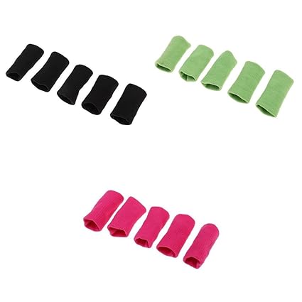 T TOOYFUL 15x Protector De Dedos Elástico para Mangas De Dedos ...