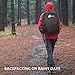 Jepeak 45L Storage Backpack Rain Cover for Hiking Camping Traveling, Black
