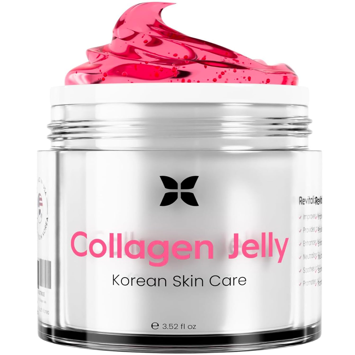 Photo 1 of REVO Collagen Jelly 100ml– Korean Anti-Aging Plumping Formula with Hydrolyzed Collagen, Niacinamide, Hyaluronic Acid & Vitamin C – Skincare for Glass Glow Skin, Wrinkle Repair & Even Tone