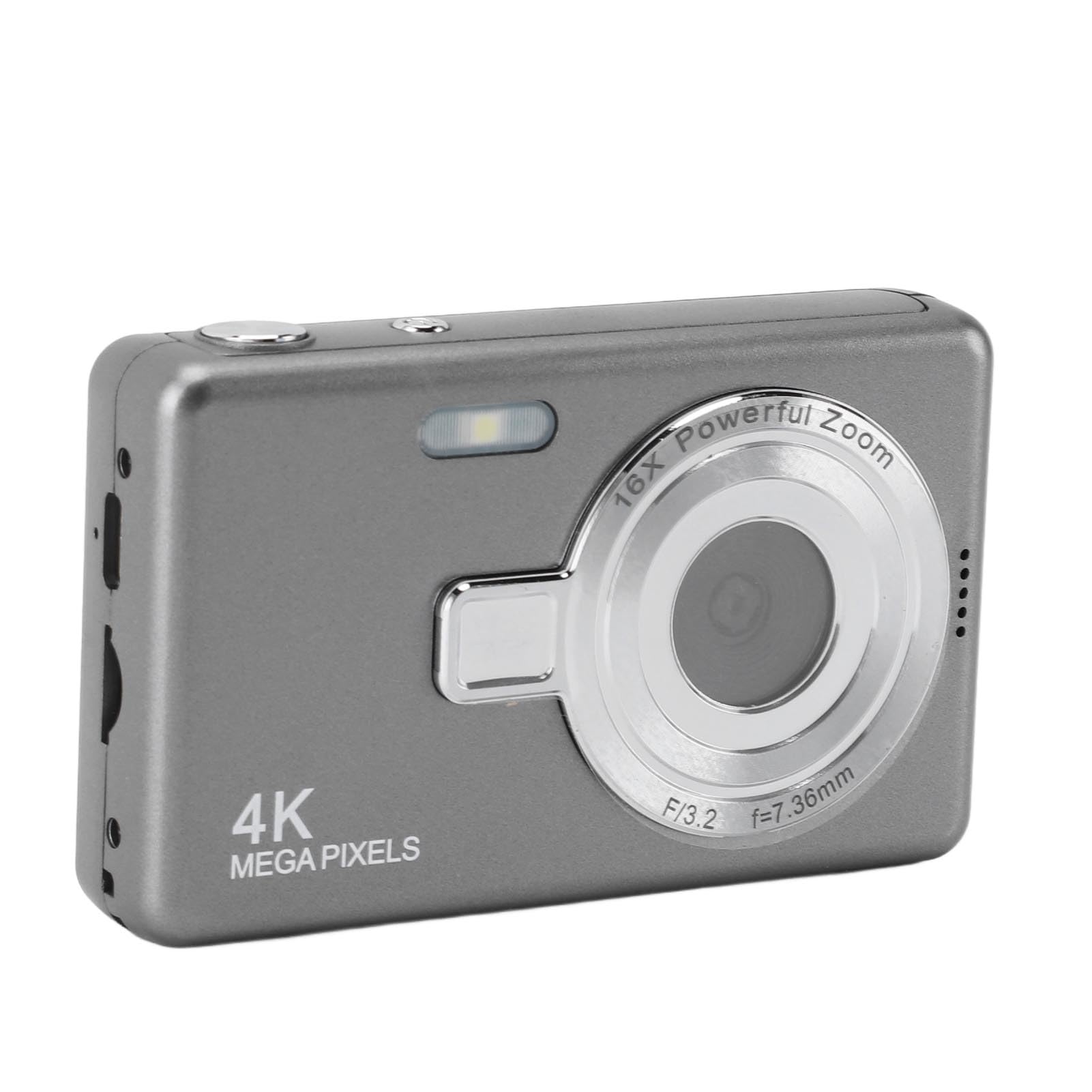 Sxhlseller Digital Camera for Photography Video Vlogging, 12MP 1080P HD Kids 16X Zoom Auto Focus Digital Camera with 2.4in TFT Screen, Electronic Stabilization, Gifts for Boys Girls