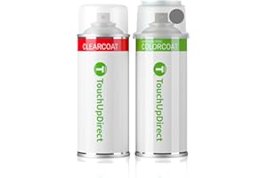 TouchUpDirect UJ Sterling Grey Metallic Compatible with Ford Exact Match Touch Up Paint Aerosol - Essential Kit
