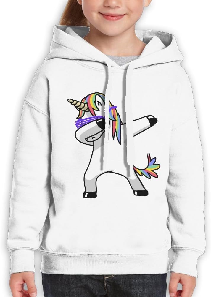 ElinaDesdemona Dabbing Unicorn Youth Hooded Sweatshirt