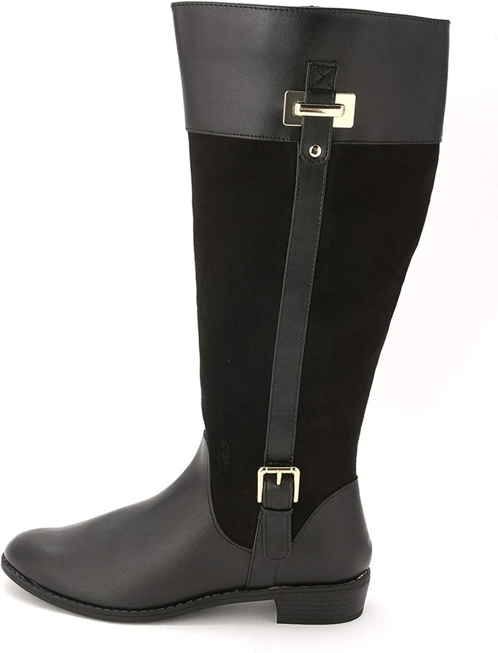 cognac riding boots wide calf