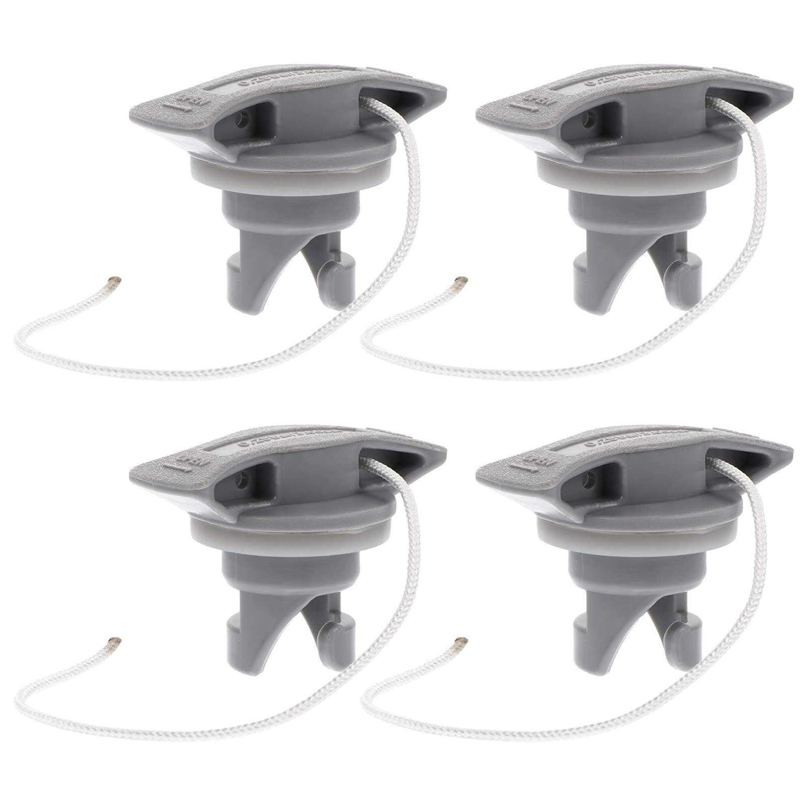 BESPORTBLE 4pcs Kayak Air Valve Caps, Inflatable Boat High Pressure Valve Covers, Durable Pvc Air Plugs for Kayak, Canoe, Inflatable Boat, Easy to Install and Replace