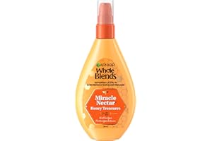 Garnier Whole Blends Honey Treasures Miracle Nectar for Damaged Hair, With Royal Jelly, Honey & Propolis extracts, Paraben-Fr