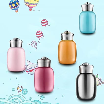 Kreative Reine Farbe Auslaufsichere Wasserflasche Komfortables Gefuhl Bauchbecher Edelstahl Vakuumbecher Solide Mini Form 200ml Kaffeetasse Camping Sport Reisen Kinder Erwachsene Becher Orange Amazon De Sport Freizeit